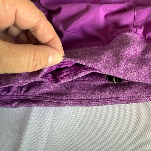 Nike Dri Fit Rival Running Shorts Women XS Purple Brief Athleisure Sports Gym - Picture 7 of 9